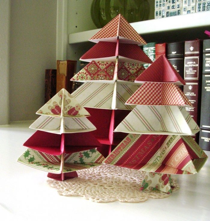 Paper Christmas Table Ornament