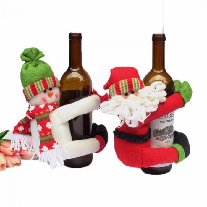 Santa Wine Holder