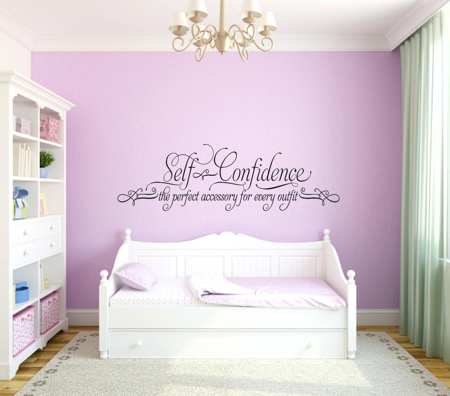 Teenage Girl Wall Quotes for Bedroom Idea