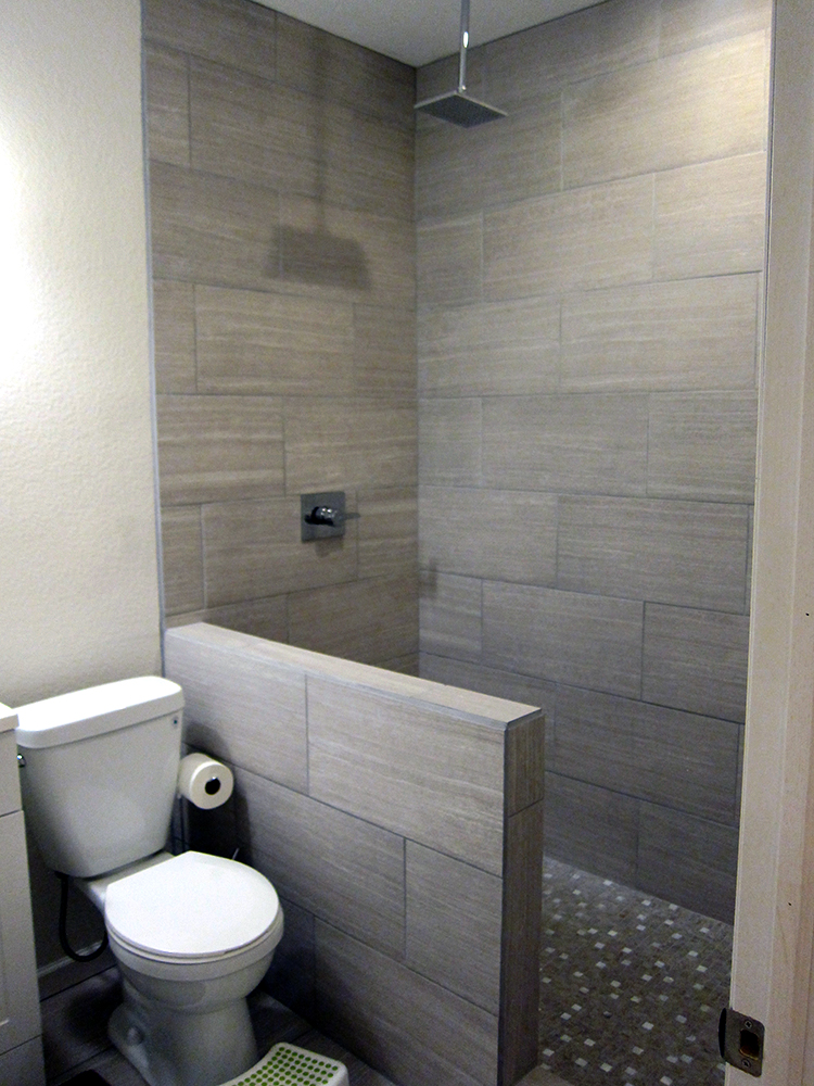 Tiled Shower Wall