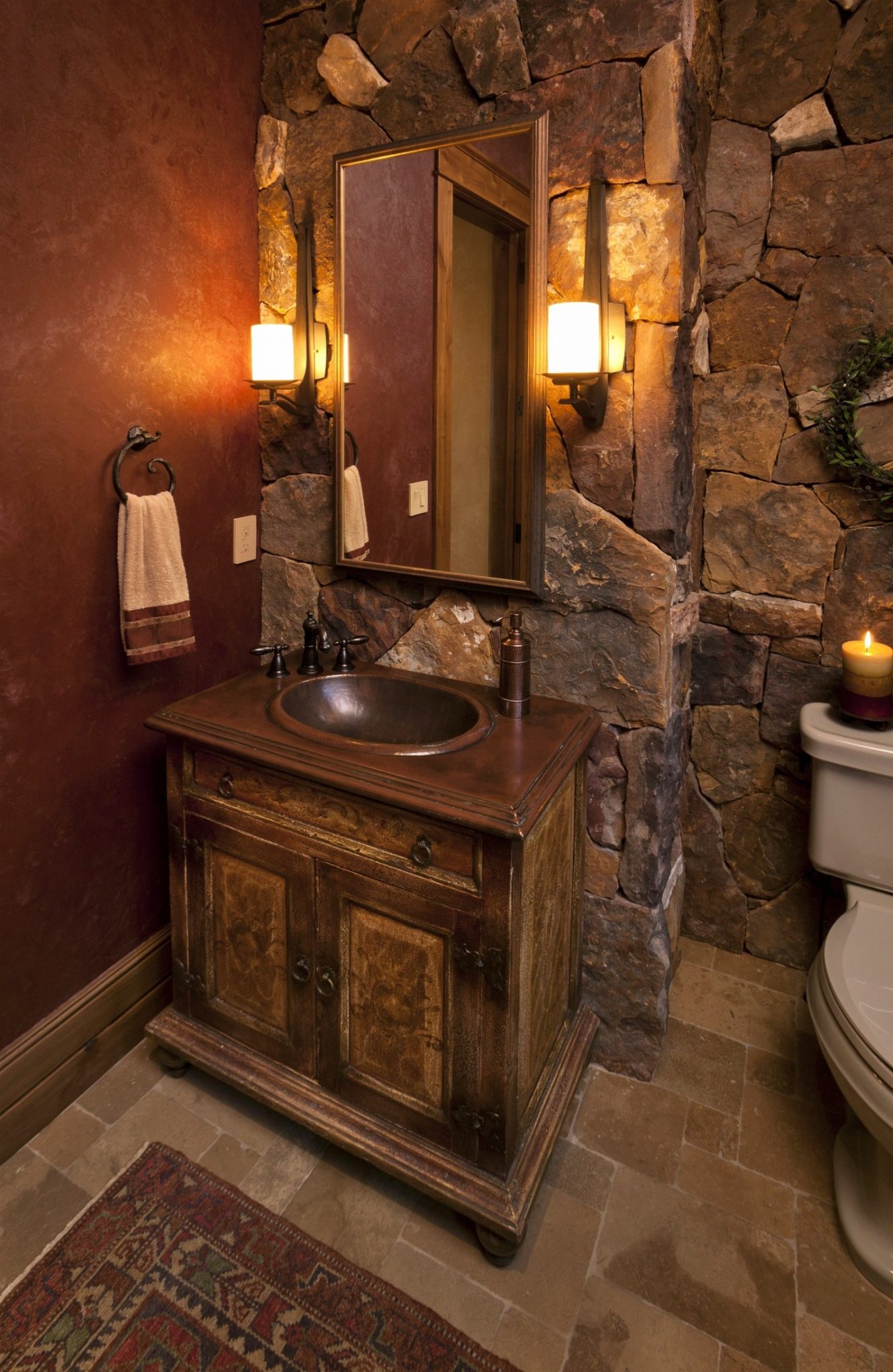 Rustic Bathroom Ideas for a Warm and Relaxing Private Space ...